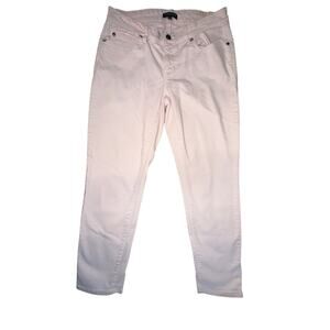 Eileen Fisher Velveteen Pants 8P Petite Organic Cotton‎ Light Pink Stretch Soft